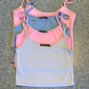 BRANDY MELVILLE Cropped Camisole Tank Bralette Bundle Multi-Pack